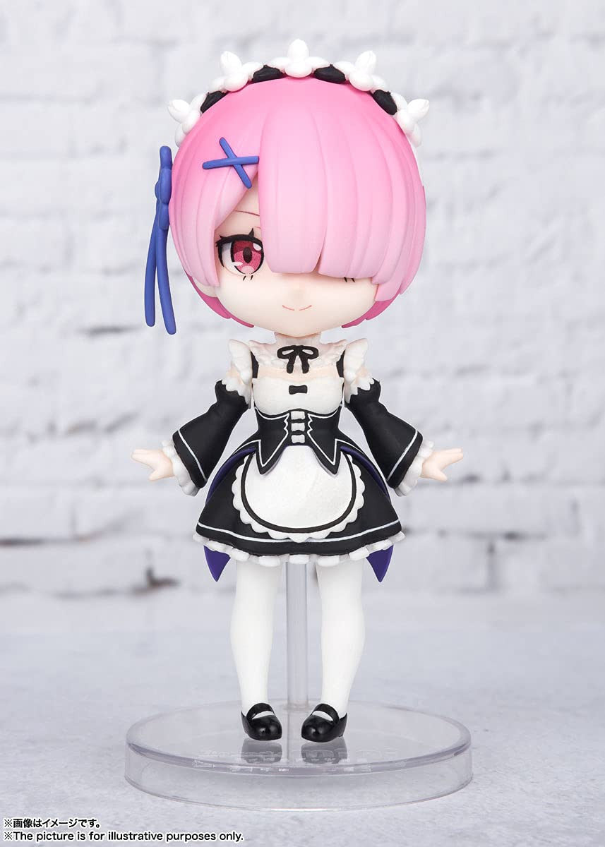Tamashii Nations Figuarts Mini - Ram [Re:Zero -Starting Life in Another World 2nd Season], Bandai Spirits Figuarts Mini Figure