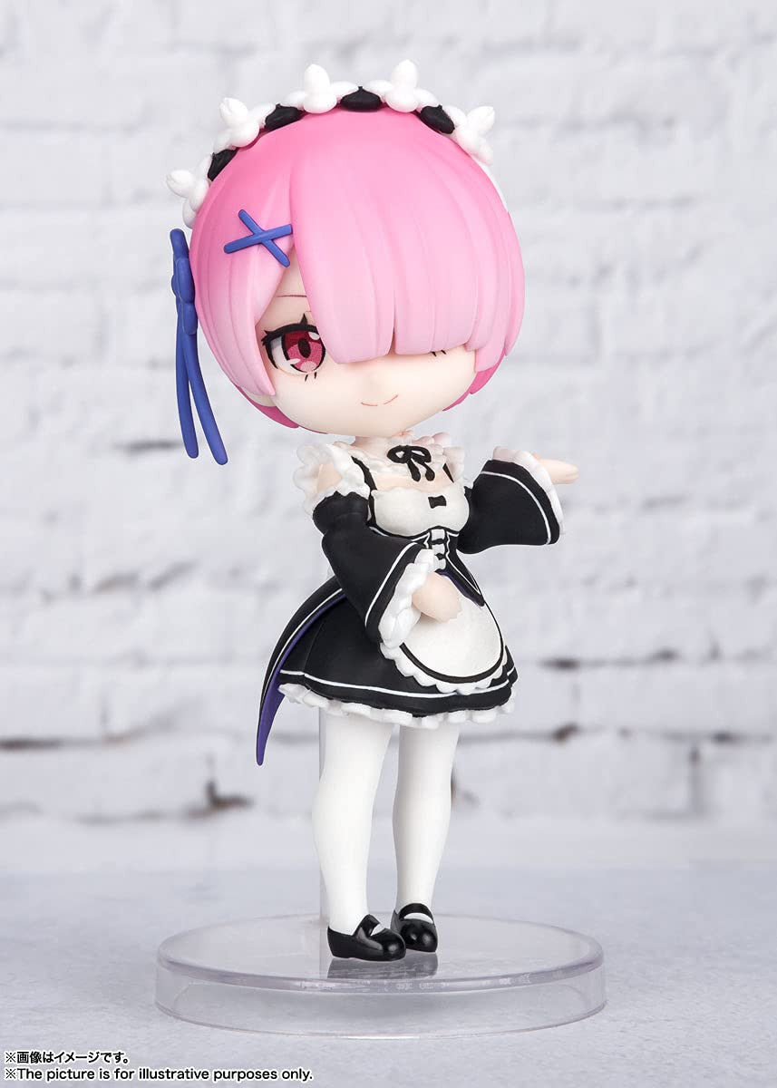 Tamashii Nations Figuarts Mini - Ram [Re:Zero -Starting Life in Another World 2nd Season], Bandai Spirits Figuarts Mini Figure