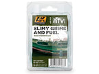 Slimy Grime & Fuel Stains Enamel Paint Set (25, 26, 27) AK Interactive