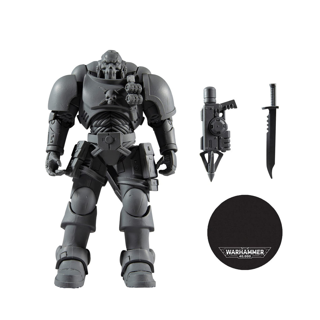 McFarlane Toys Warhammer 40,000 Space Marine Reiver (Artist Proof) with Grapnel Launcher & Base 7 Action Figure