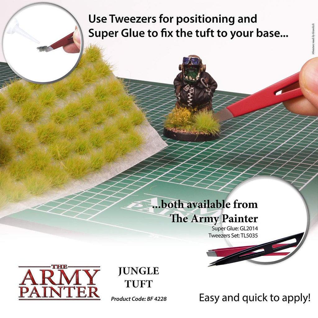 The Army Painter Battlefield Jungle 77 Tuft in 3 SIzes TAP BF4228