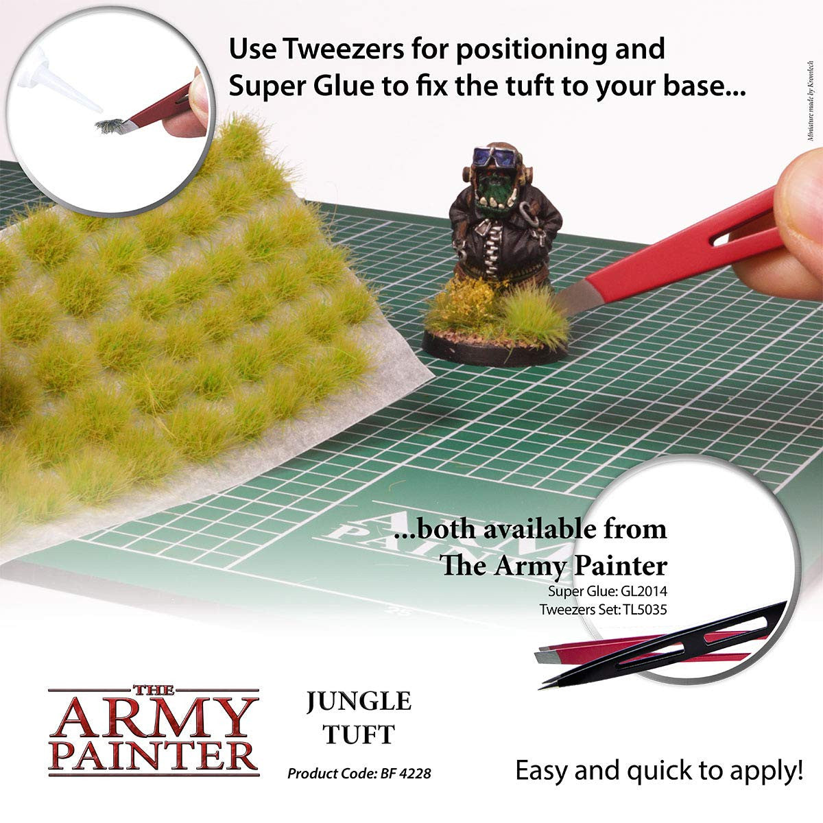 The Army Painter Battlefield Jungle 77 Tuft in 3 SIzes TAP BF4228