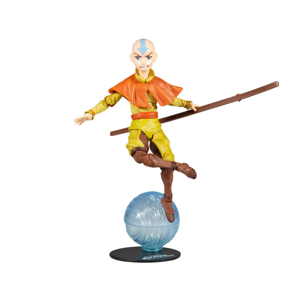 Avatar The Last Airbender Aang 7 Inch Action Figure With Accessories Single Pack MF130300A-AANG