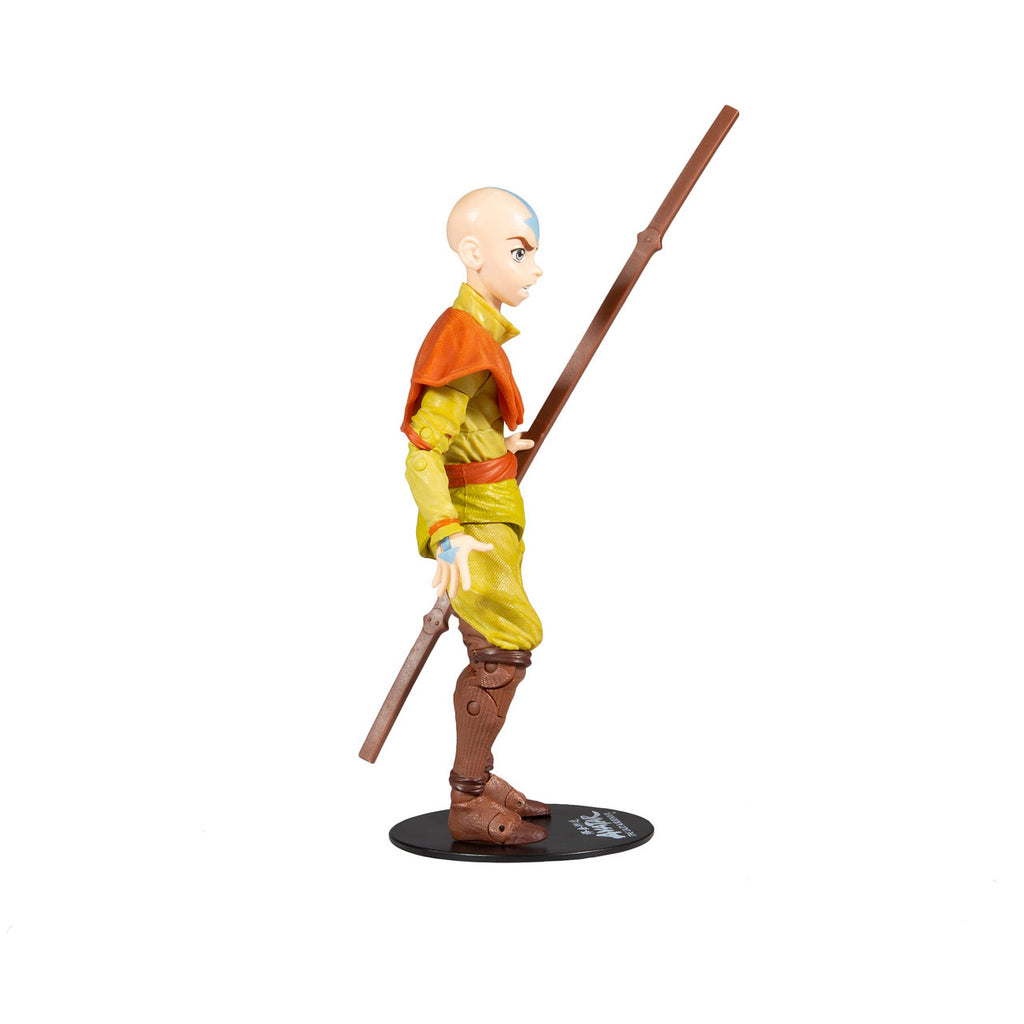 Avatar The Last Airbender Aang 7 Inch Action Figure With Accessories Single Pack MF130300A-AANG