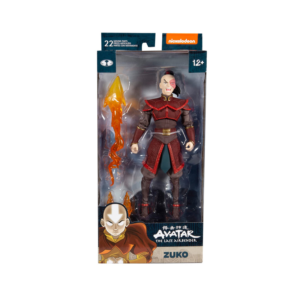 Avatar The Last Airbender Prince Zuko 7 Inch Action Figure With Accessories Single Pack MF130300A-ZUKO