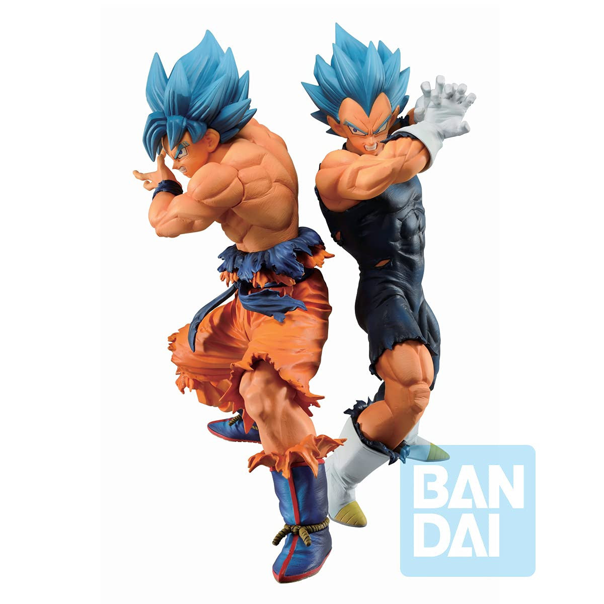 Son Goku(Super Saiyan God Super Saiyan)& Vegeta (Super Saiyan God Super Saiyan) (Vs Omnibus Super) Dragon Ball Super, Bandai Ichibansho Figure
