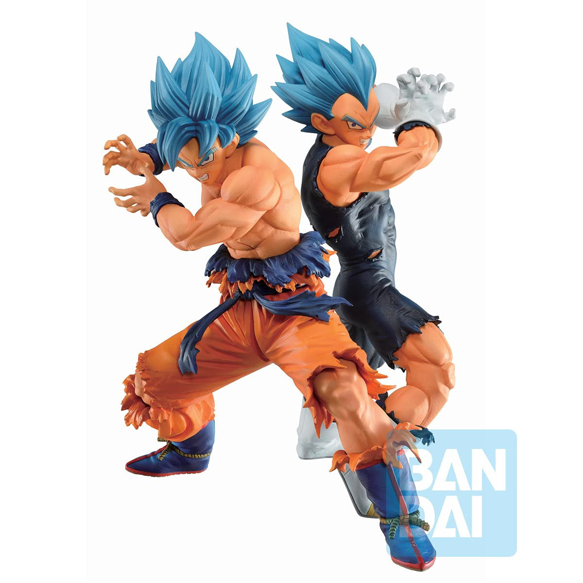 Son Goku(Super Saiyan God Super Saiyan)& Vegeta (Super Saiyan God Super Saiyan) (Vs Omnibus Super) Dragon Ball Super, Bandai Ichibansho Figure