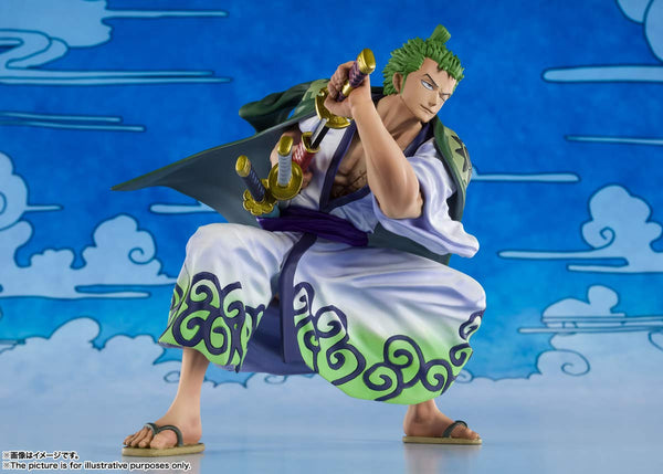 TAMASHII NATIONS Roronoa Zoro (Zorojuro) One Piece, Bandai Spirits Figuarts Zero
