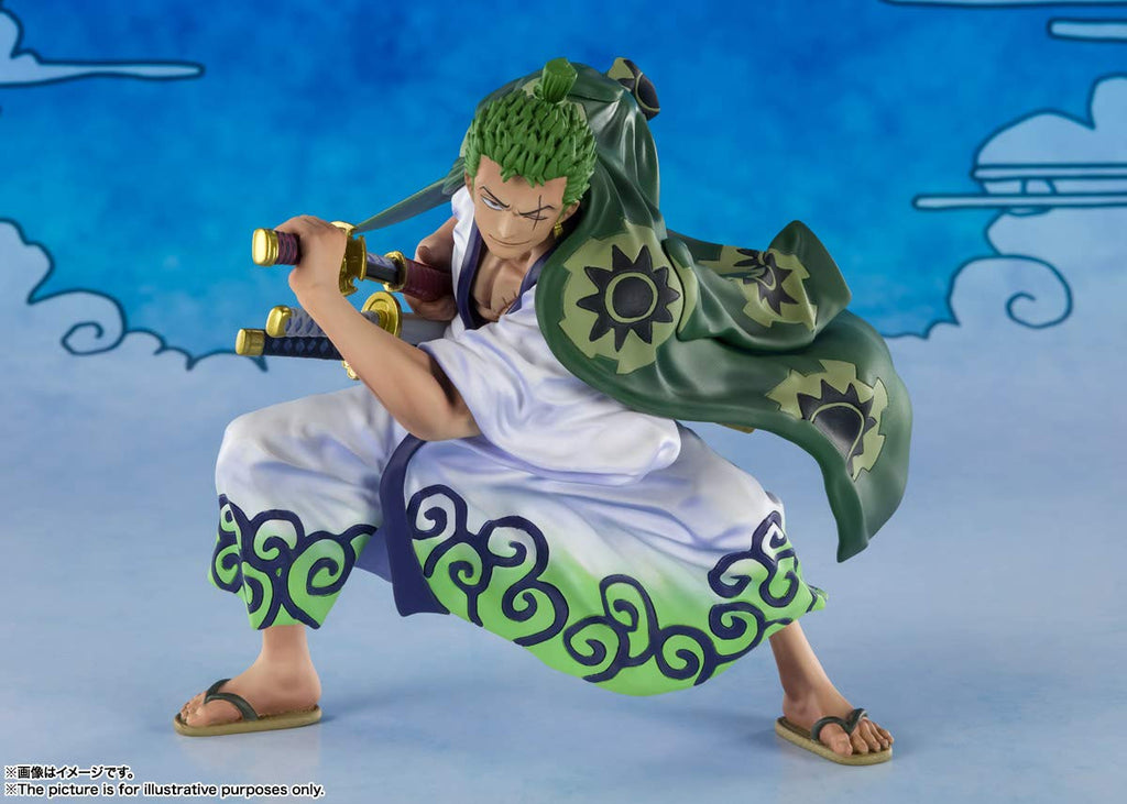 TAMASHII NATIONS Roronoa Zoro (Zorojuro) One Piece, Bandai Spirits Figuarts Zero