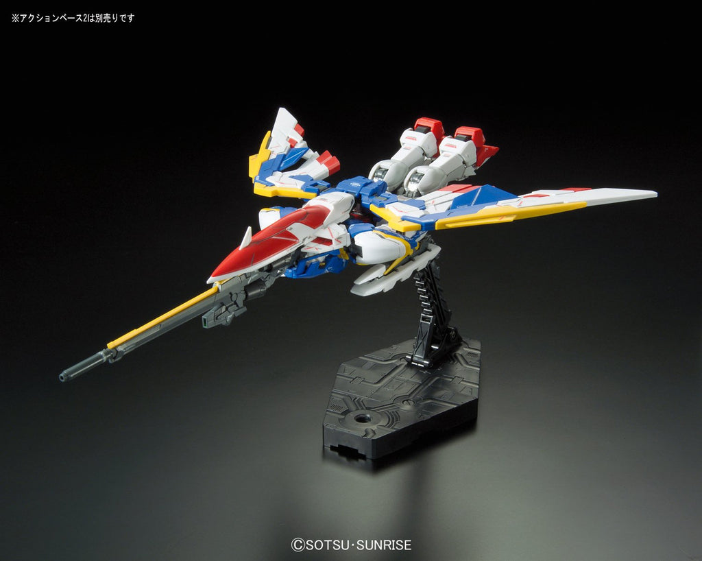 Bandai Hobby BAN203222 RG 1/144 #20 Wing Gundam Ver EW Gundam Wing Action Figure, Multicolor, 8