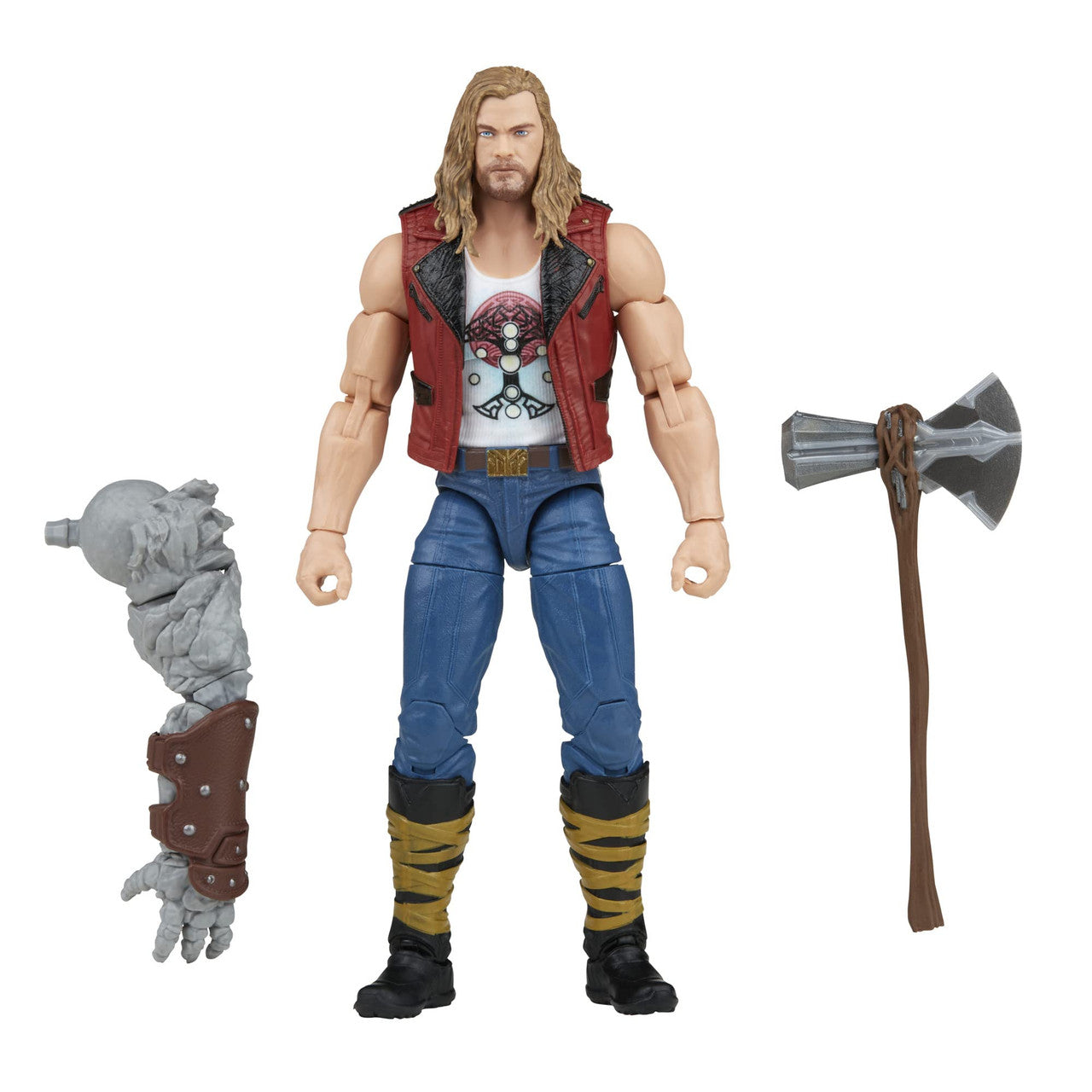 Marvel Legends Series Thor: Love and Thunder Ravager Thor Action Figure 6-inch Collectible Toy with Accessory, 1 Build-A-Figure Part