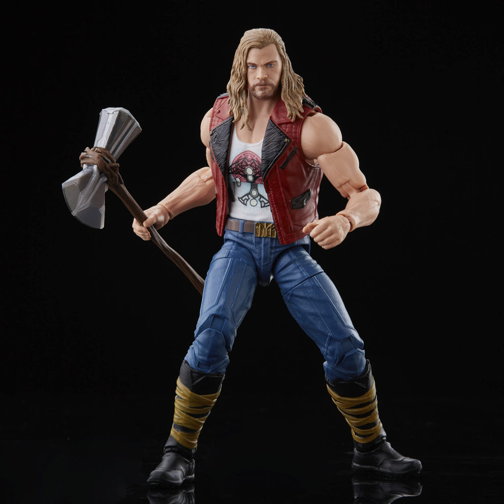 Marvel Legends Series Thor: Love and Thunder Ravager Thor Action Figure 6-inch Collectible Toy with Accessory, 1 Build-A-Figure Part