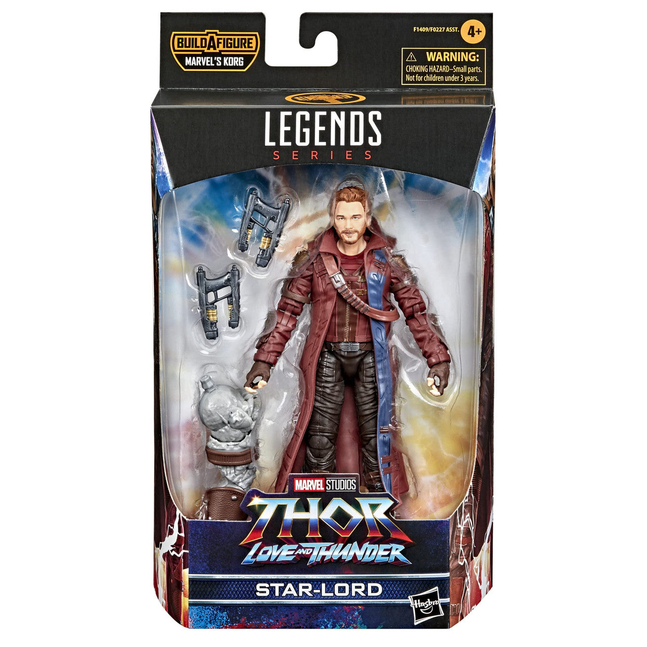 Marvel Legends Series Thor: Love and Thunder Star-Lord Action Figure 6-inch Collectible Toy with Accessories, 1 Build-A-Figure Part