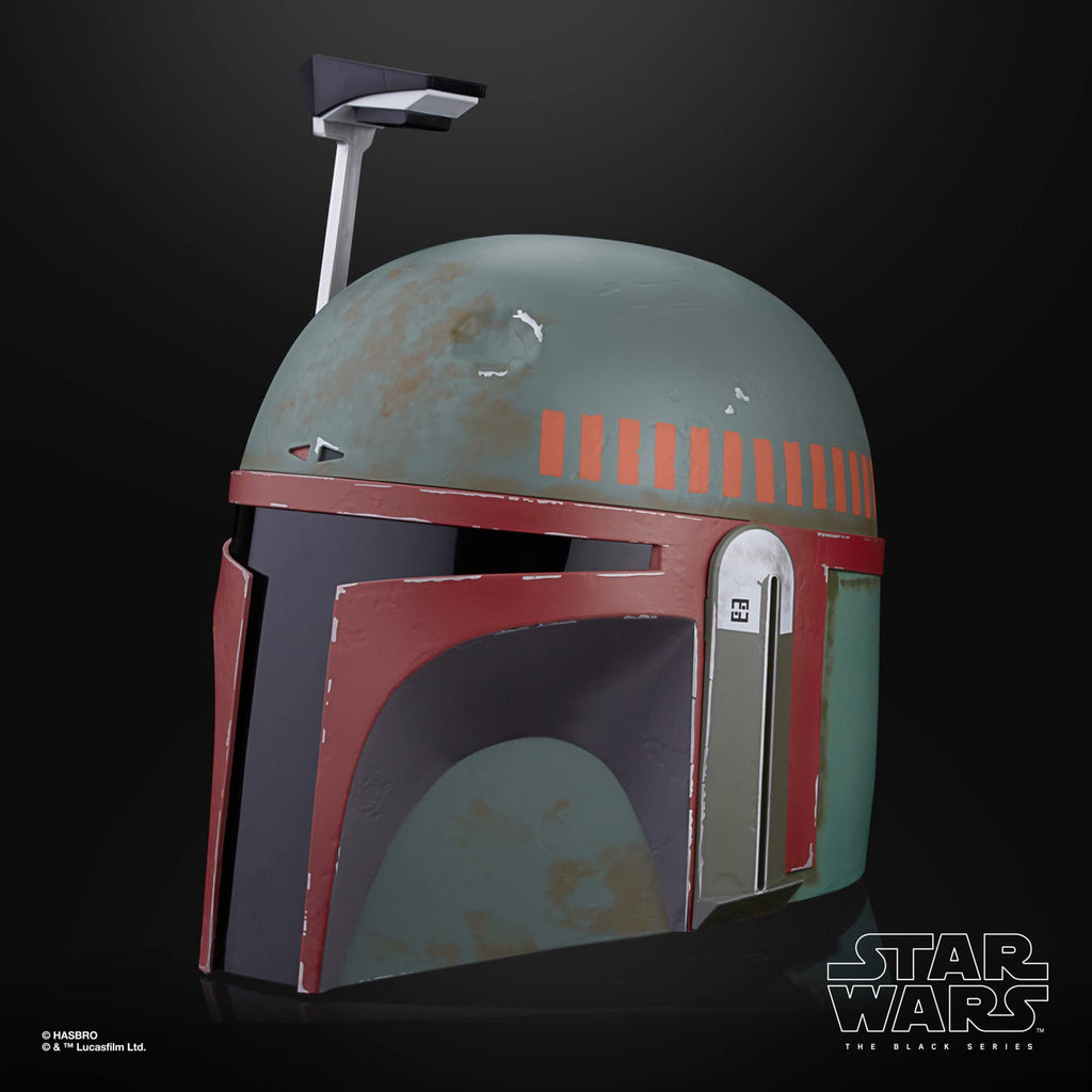 Star Wars The Black Series Boba Fett (Re-Armored) Premium Electronic Helmet, The Mandalorian Roleplay Collectible for Kids Ages 14 and Up, (F5281)