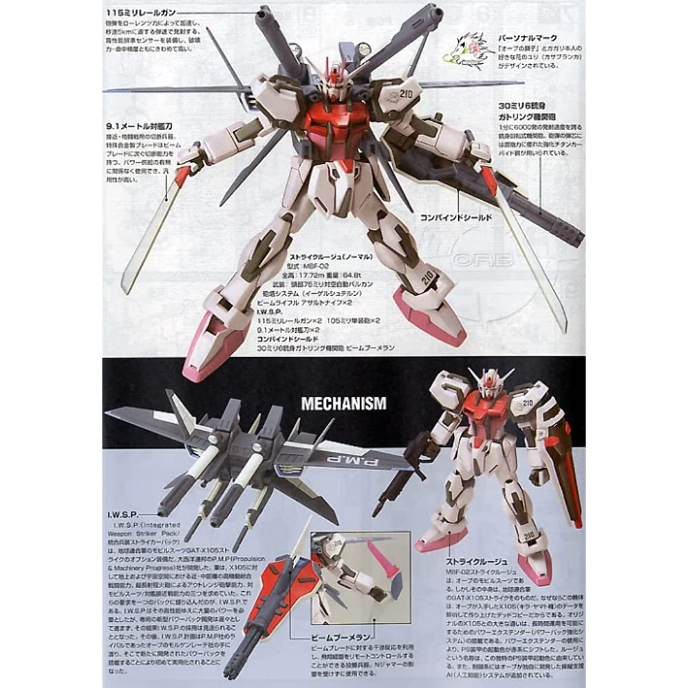 HG 1/144 Strike Rouge + I.W.S.P. Plastic Model