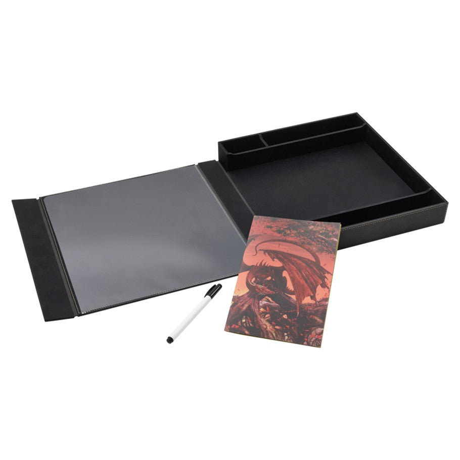 Dragon Shield Roleplaying Player Companion Iron Grey 2 in 1 storage box AT-M50011