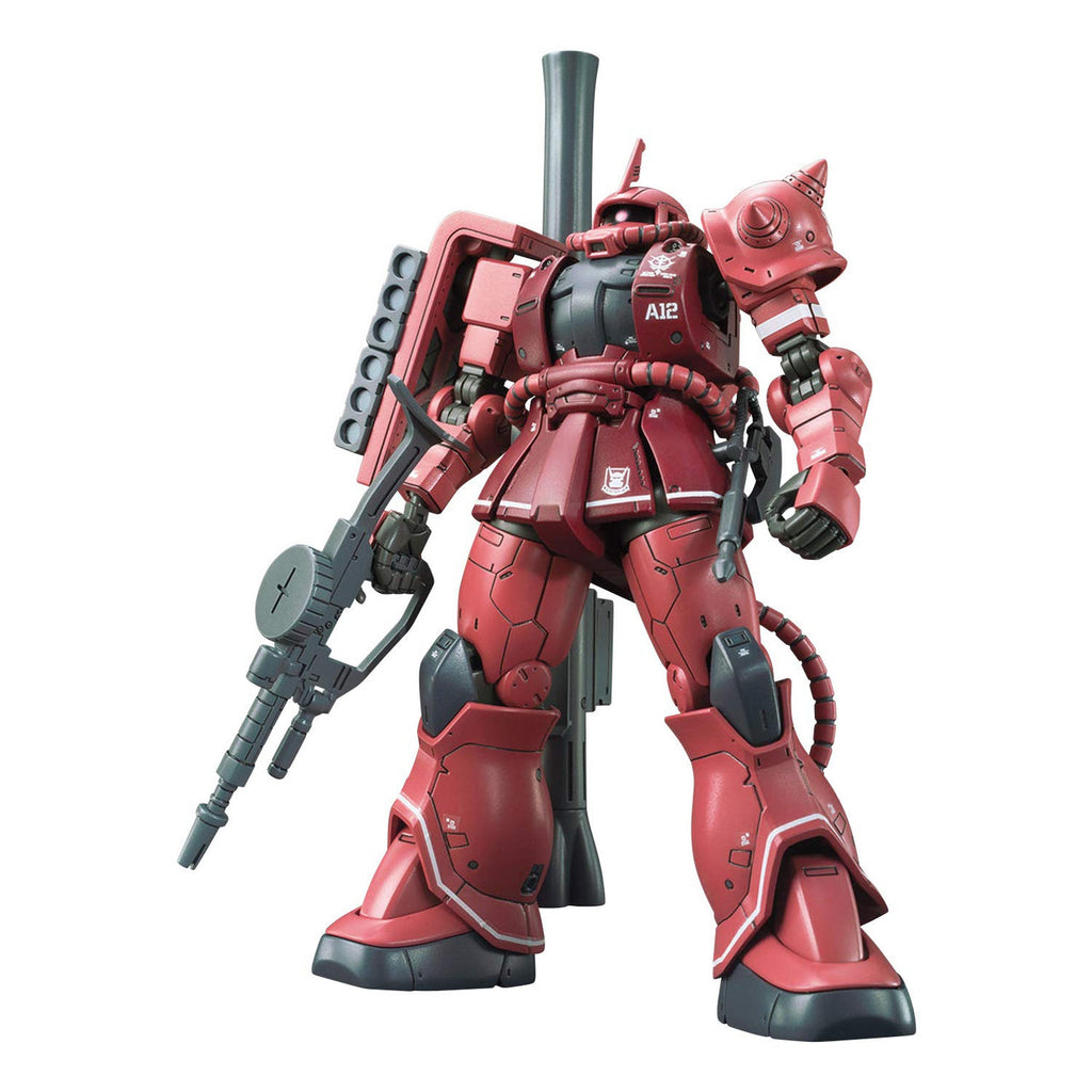 Bandai Spirits Hobby MS-06S Zaku II Char Aznable's Mobile Suit Gundam (Red Comet Ver.) Gundam The Origin HG 1/144, Multi (BAS5057656)