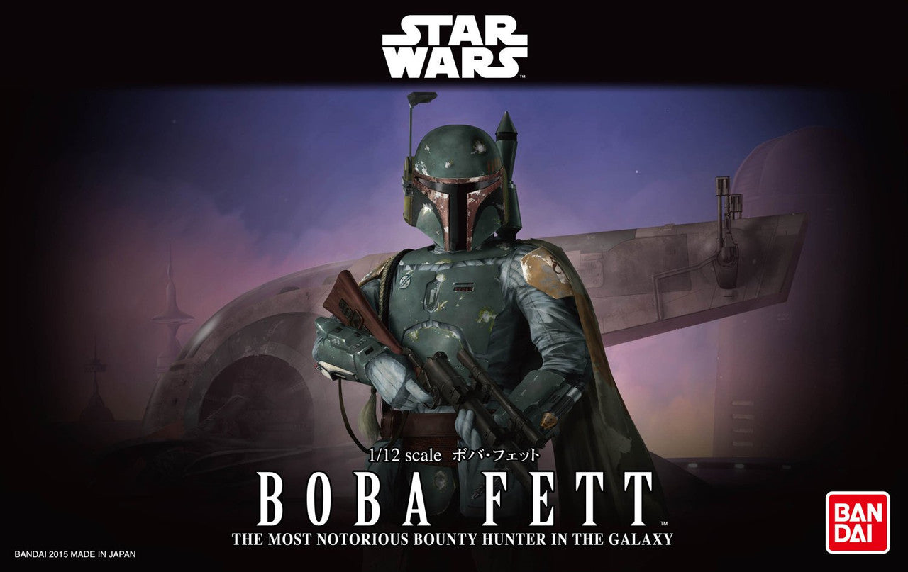 Boba Fett Star Wars, Bandai Star Wars Character Line 1/12
