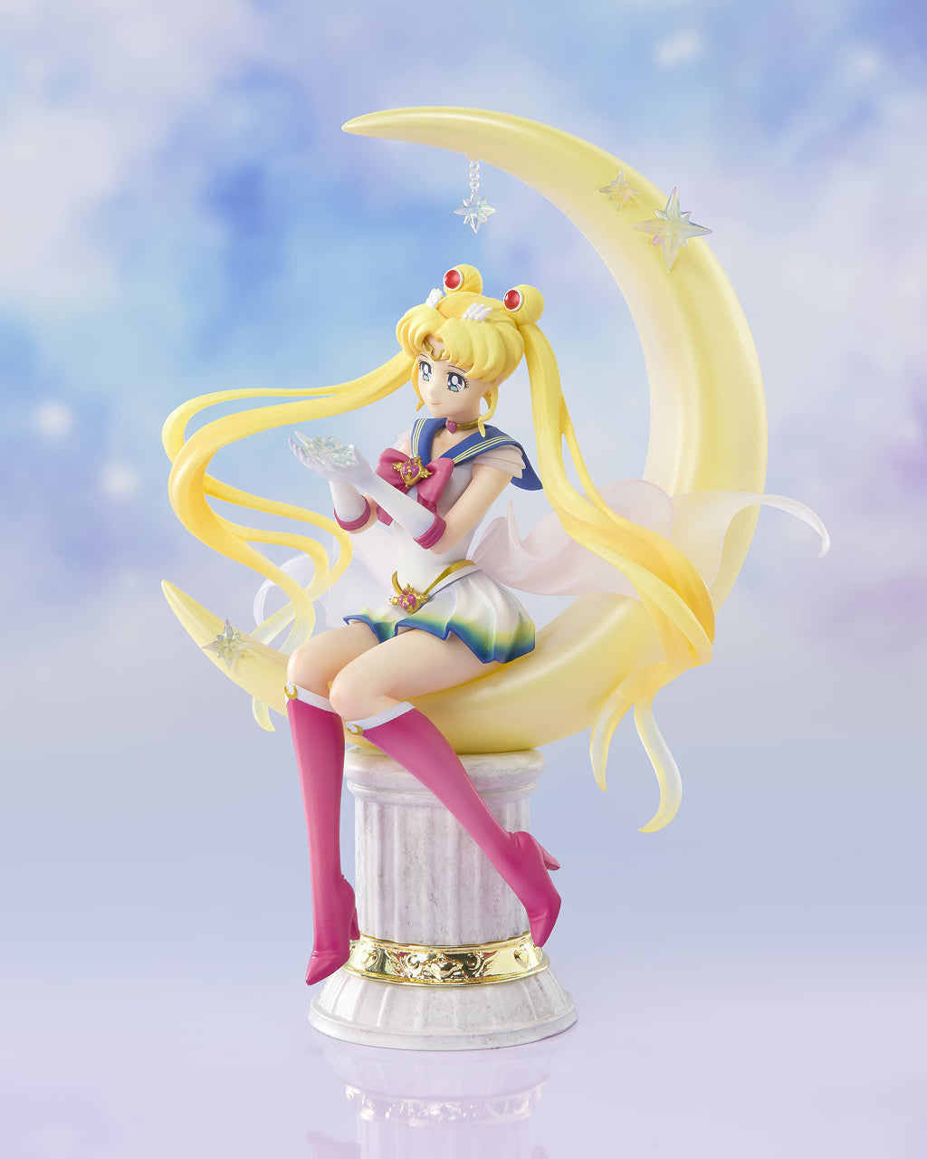 Tamashii Nations - Pretty Guardian Sailor Moon EternalÂ The Movie - Super Sailor Moon -Bright Moon & Legendary Silver Crystal, Bandai Spirits Figuarts Zero Chouette Figure