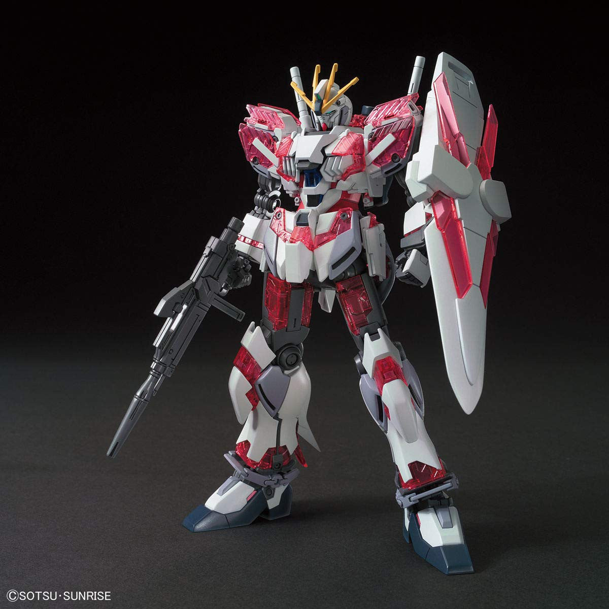 Bandai Hobby HGUC #222 Narrative Gundam C Pack Gundam NT 1/144, White/Red, Model:BAS5056760