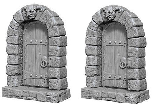 Wizkids Dungeons And Dragons Deep Cuts Unpainted Miniatures Doors WZK73360