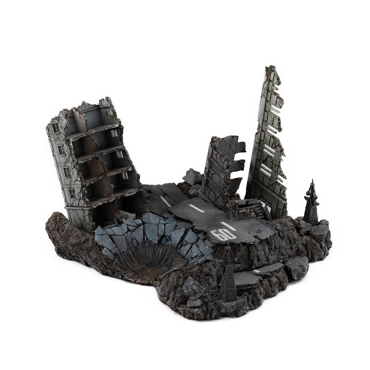 MegaHouse -G Structure Ruins at New yark (for 1/144 HG Models) [Gundam], Megahouse Realistic Model Series