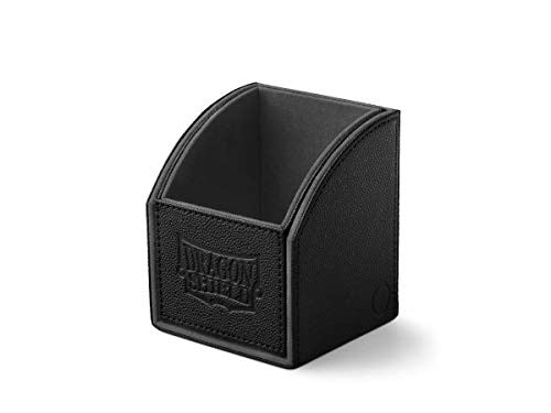 Dragon Shield Black Or Black Nest 100 Deck Box Elegant Design and a Strong Magnetic Seal AT-M40106