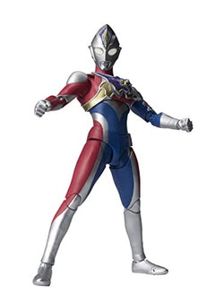 S.H. Figuarts Ultraman Decker Flash Type, Approx. 5.9 inches (150 mm), ABS & PVC Pre-Painted Action Figure