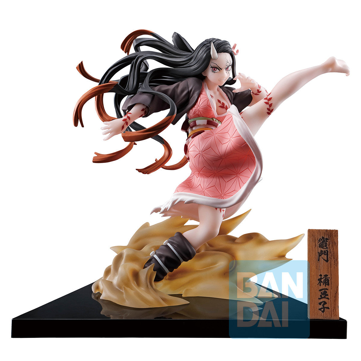 Demon Slayer Kimetsu no Yaiba Nezuko Kamado Demon Form Advancing Version The city where demons dwell Bandai Spirits Ichibansho Figure