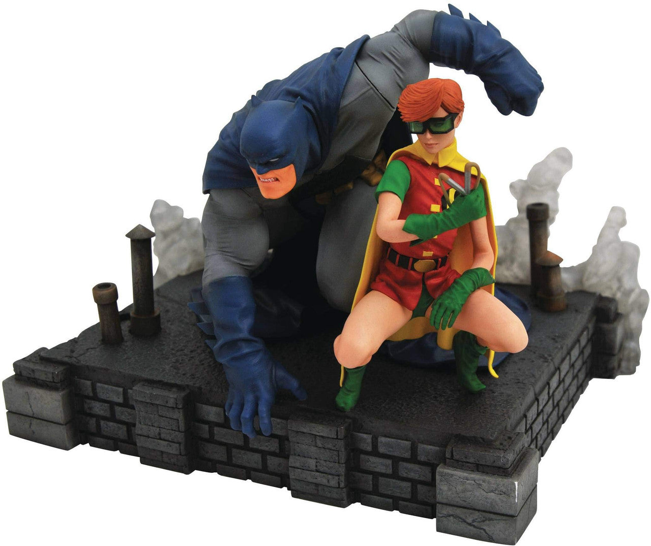 DC GALLERY DARK KNIGHT RETURNS BATMAN & CARRIE DLX PVC FIG (O/A)