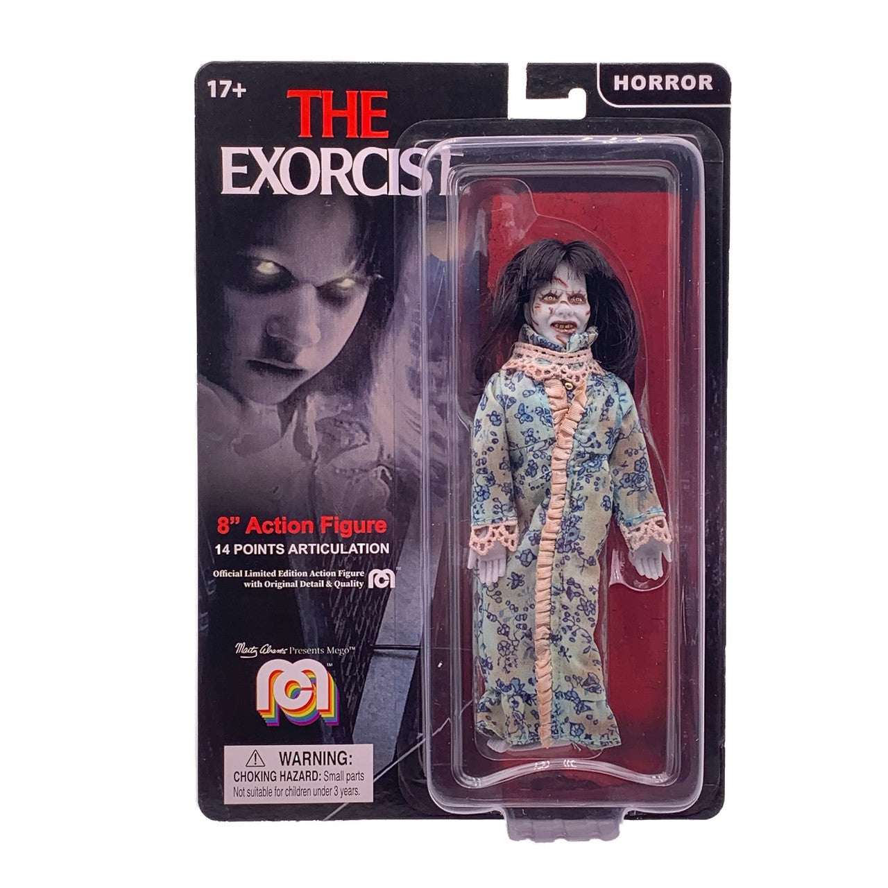 Mego The Exorcist Regan MacNeil 8" Action Figure Linda Blair 14 Point Articulation Limited Edition