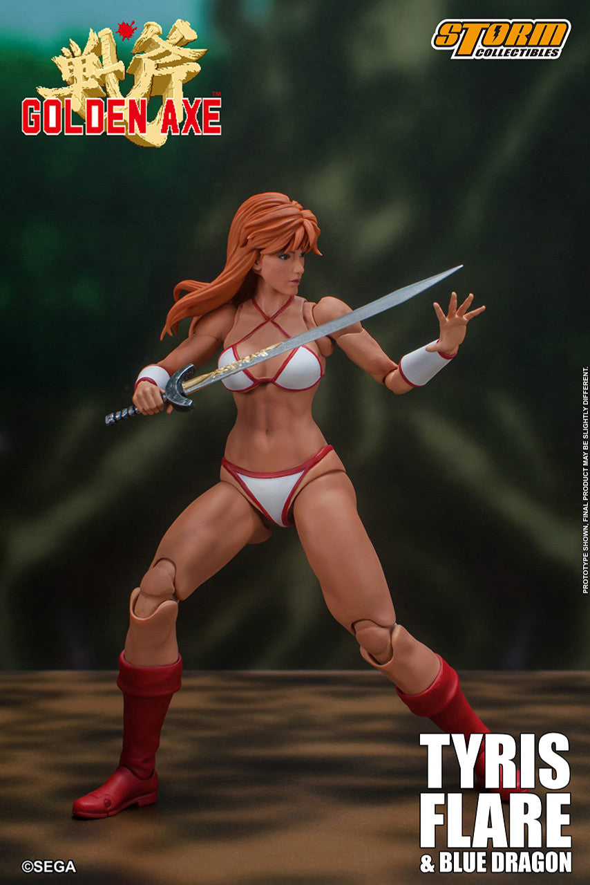 Storm Collectibles - Tyris Flare & Blue Dragon [Golden Axe], 1/12 Action Figure (STM87190)