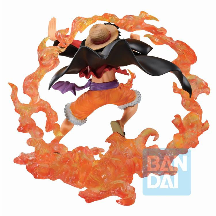 One Piece Monkey D Luffy Anime Duel Memories Ichiban Bandai Spirits Incredible Ichibansho Anime Static Figure Striking Their Familiar and iconic Pose Bandai Spirits BAS63607