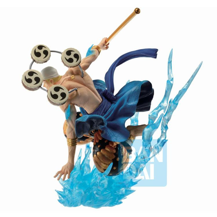 One Piece Enel Duel Memories Incredible Ichibansho Anime Static Figures Sculpted in a Dynamic Pose in the Heat of Battle Bandai Spirits BAS6361