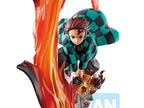 Demon Slayer: Kimetsu no Yaiba Tanjiro Kamado Shake The Sword Burn Your Heart Tanjiro is Striking His Popular Pose Anime Static Figure Ichiban Bandai Spirits BAS60174