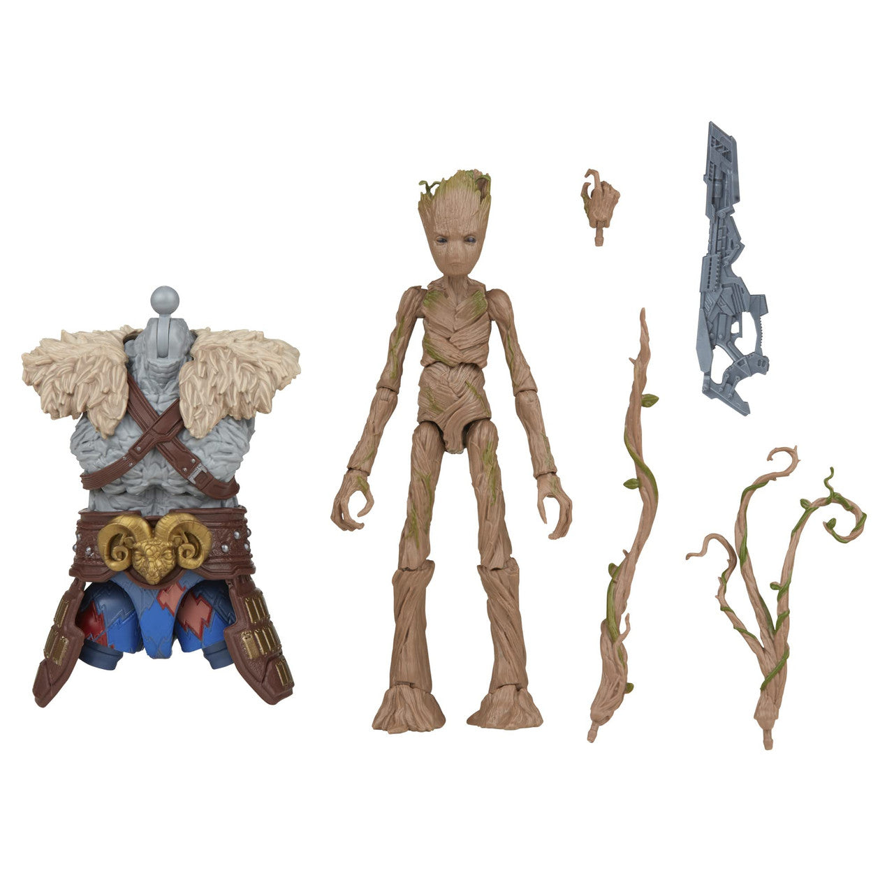 Marvel Legends Series Thor: Love and Thunder Groot Action Figure 6-inch Collectible Toy with Accessories, 1 Build-A-Figure Part