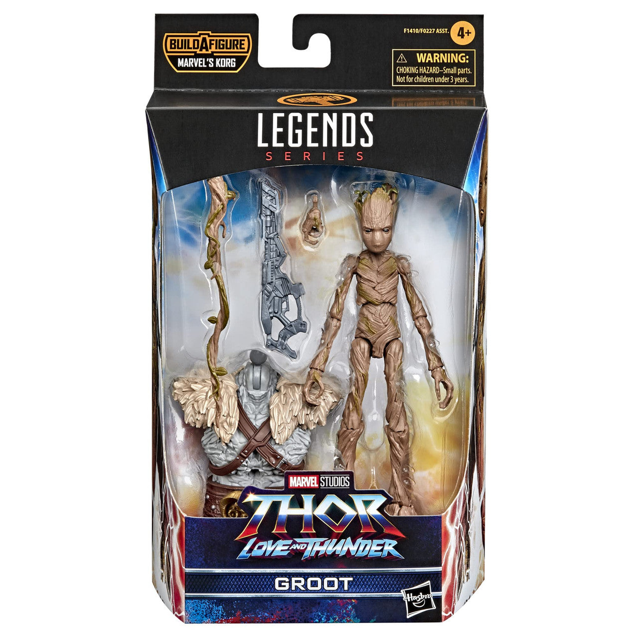 Marvel Legends Series Thor: Love and Thunder Groot Action Figure 6-inch Collectible Toy with Accessories, 1 Build-A-Figure Part