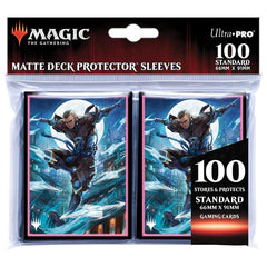 Ultra PRO Magic: The Gathering - Kamigawa Neon Dynasty 100ct Card Sleeves Featuring Kaito Shizuki