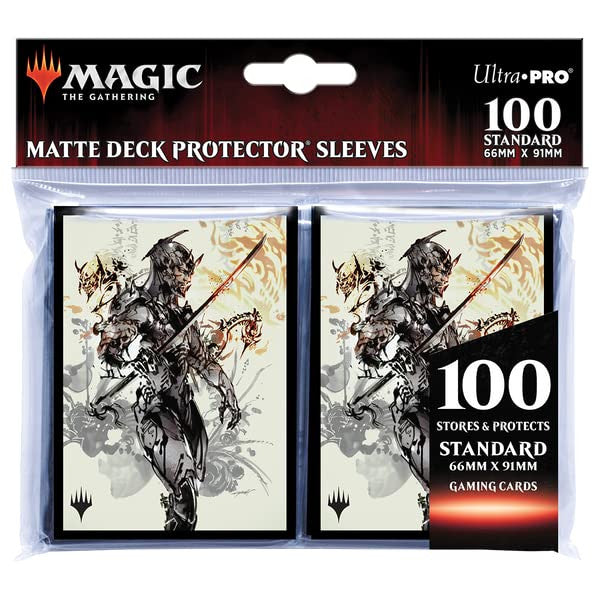 Ultra PRO Magic: The Gathering - Kamigawa Neon Dynasty 100ct Card Sleeves Featuring Satoru Umezawa - Protect Your Cards with ChromaFusion Technology