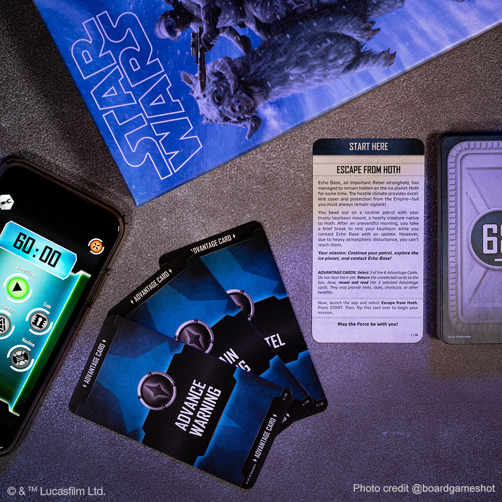 Asmodee Star Wars Unlock The Escape Game Card Game Escape Room Games for Adults and Kids for Ages 10 and up for 1 to 6 Players Average Playtime 60 Minutes SWU001