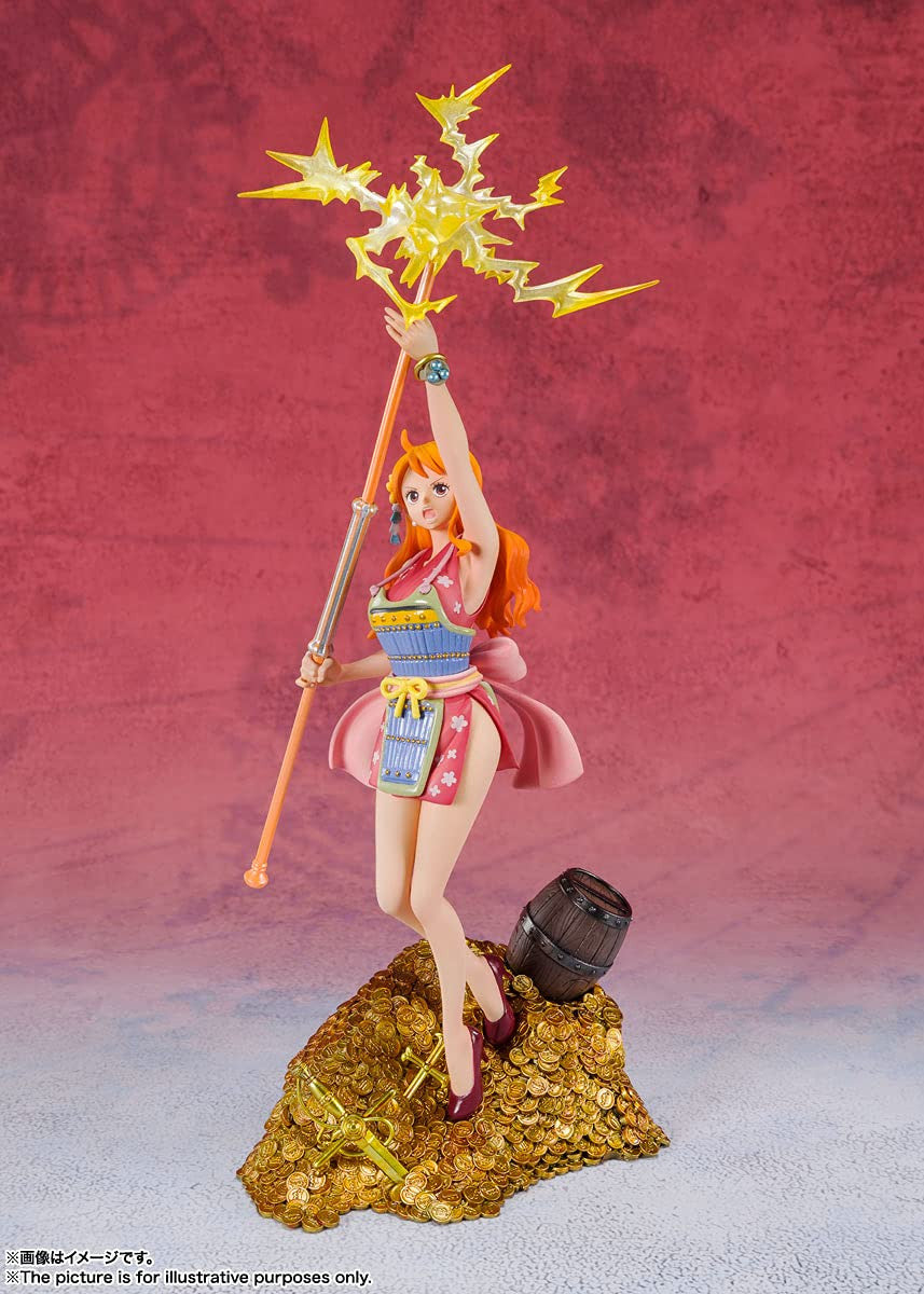 Tamashii Nations Figuarts Zero - Nami - WT100 Commemorative Eiichiro Oda Illustration Daikaizoku Hyakkei- [One Piece]