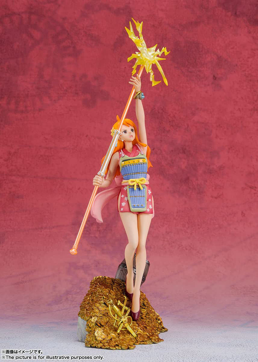 Tamashii Nations Figuarts Zero - Nami - WT100 Commemorative Eiichiro Oda Illustration Daikaizoku Hyakkei- [One Piece]