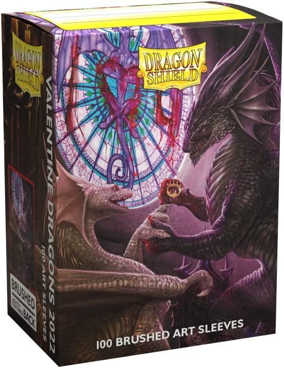 Dragon Shield Sleeves Standard Size Smooth Finish Brushed Valentine 2022 100 Ct AT-12077