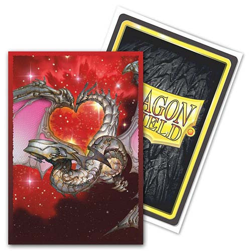 Dragon Shield Japanese Size Smooth Finish Brushed Valentine 2022 Card Sleevs 60ct AT-12607
