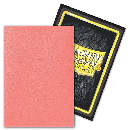 Dragon Shield Japanese Size Matte Dual Finish Peach Color Card Sleeves 60ct AT-15153