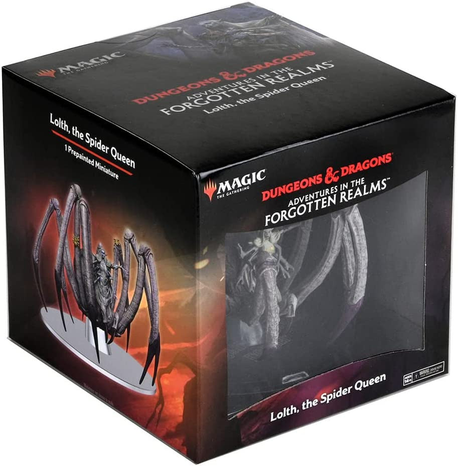 Wizkids Dungeons And Dragons Magic The Gathering Adventures In The Forgotten Realms Lolth Spider Queen Miniature D&D WZK96111