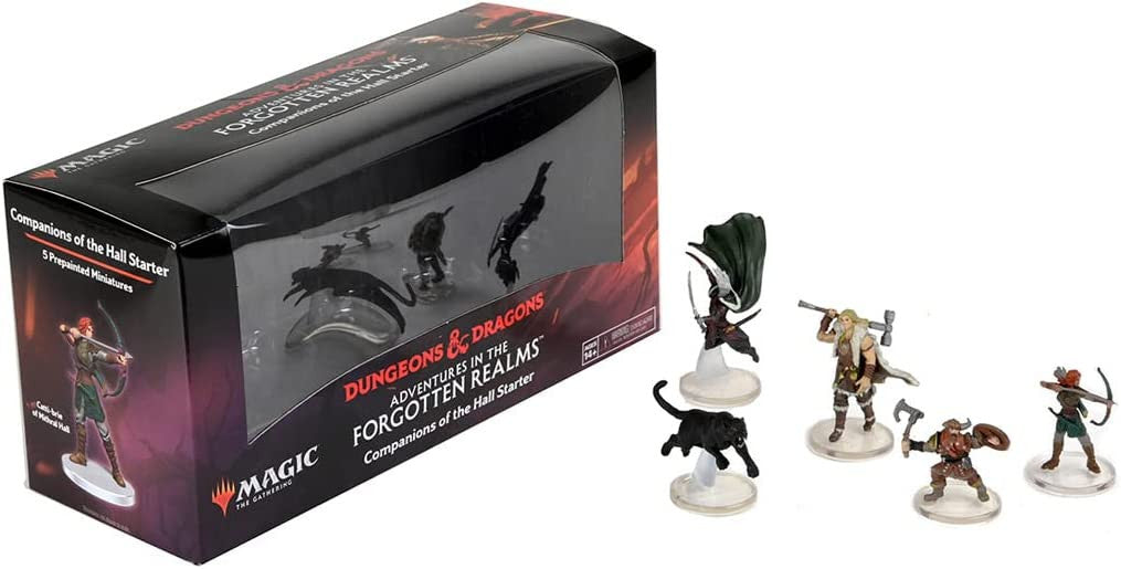 MTG Forgotten Realms Companions Hall Starter Set Pre Painted Miniatures WZK96109