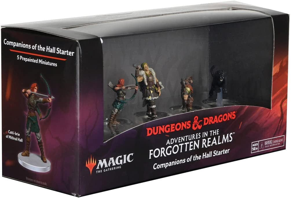 MTG Forgotten Realms Companions Hall Starter Set Pre Painted Miniatures WZK96109