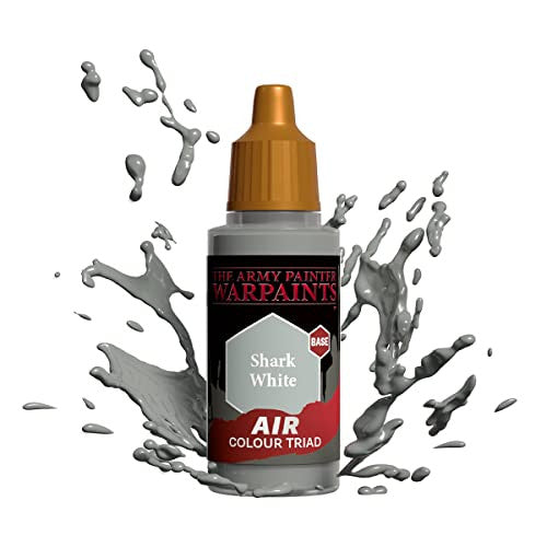 The Army Painter Warpaints Air Color Triad Shark White Non Toxic Air Brush Paint 18ml AW3102