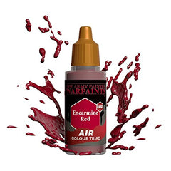 The Army Painter Warpaints Air Color Triad Encarmine Red Non Toxic Air Brush Paint 18ml AW3104